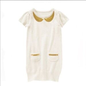 Gymboree Girls Sequin Collar Dress 6